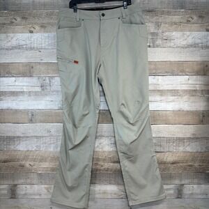 Brunt Workwear The Torra Pant Mens 38x34 Khaki Tan Stretch Utility Work Pants